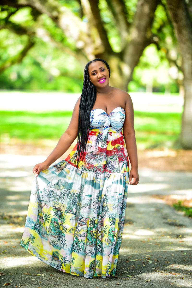 TROPICAL VIBES MAXI DRESS  Shop Laura Charles